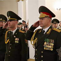 Ритуал принятия Военной присяги в Военной академии Республики Беларусь