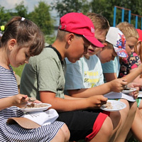 На празднике у зенитчиков