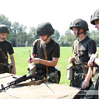 В Военной академии продолжаются занятия по начальной военной подготовке