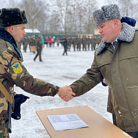 Зенитчики присягнули на верность Родине