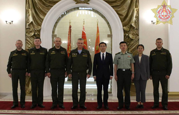 Военную академию Беларуси посетила иностранная делегация Китайской Народной Республики