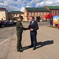 Личный состав 52 оспб занесен на Доску почёта Лепельского района