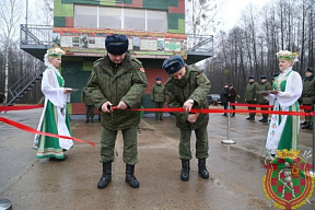 На 230-м общевойсковом полигоне открыли новый учебный объект