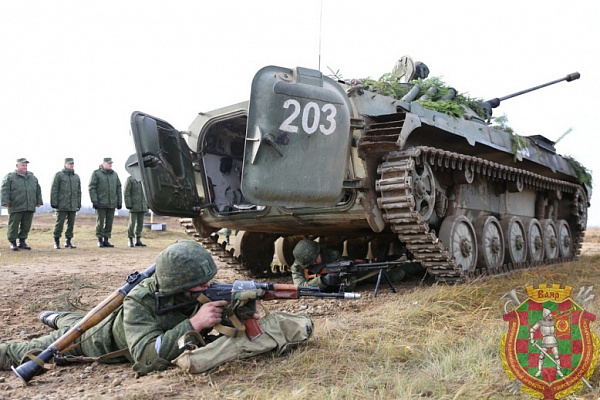 Сбор по боевой подготовке военнослужащих прошел в учебном центре Военной академии