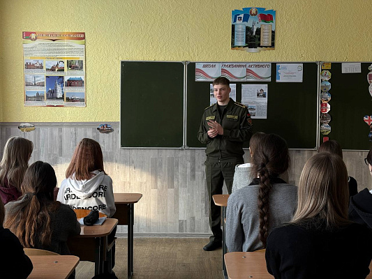 Курсанты военно-медицинского института в БГМУ провели профориентационные встречи