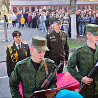  В 72 ОУЦ прошла церемония принятия Военной присяги военнослужащими по контракту
