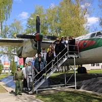 В рамках военно-патриотического воспитания