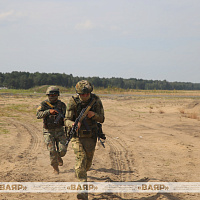 Под Брестом продолжается совместная антитеррористическая тренировка Беларуси и Китая