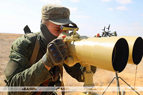 Военнослужащие подразделения радиотехнической бригады выполняют задачи на одном из полигонов Российской Федерации