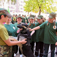  На базе 2-й инженерной бригады  проходит летняя смена военно-патриотического лагеря