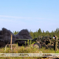 Полевой выход артиллерийских подразделений и  воинских частей  СЗОК