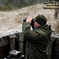 Занятие по огневой подготовке с военнослужащими 6 омбр