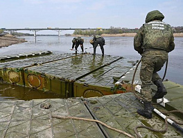 В российской армии понтонеров вновь сводят в полки 