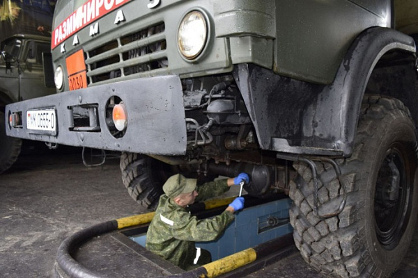 Особое внимание – обслуживанию техники