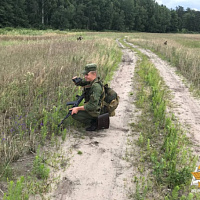 Полевой выход курсантов-первокурсников