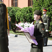 На военном факультете в Белорусском государственном университете состоялся очередной выпуск лейтенантов