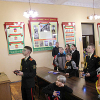 В Минском Суворовском военном училище прошел День открытых дверей 