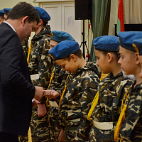 Торжественное открытие военно-патриотического клуба  «Мужество»