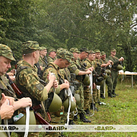 В Московском районе Минска  продолжается  учебный сбор территориальных войск