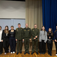 Представители военного факультета в БГУ провели профориентационную работу