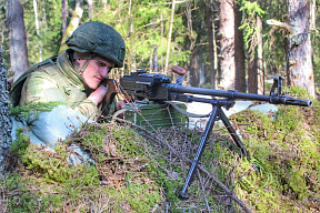 На Лепельском полигоне и участках местности Витебской области проходит тактико-специальное учение сил и средств разведки 120 омбр