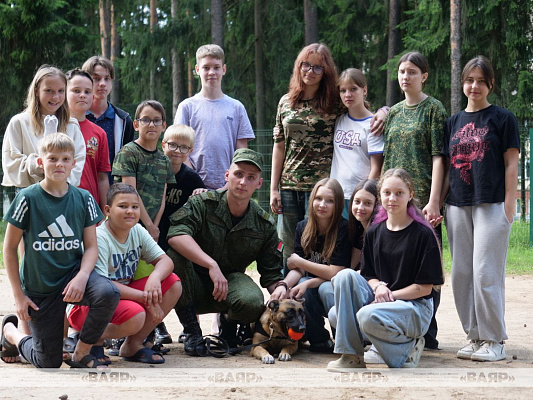  Около 70 ребят из Минска прибыли на вторую лагерную смену во 2-ю инженерную бригаду