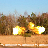 Контрольные занятия с боевой стрельбой с военнослужащими 120 омбр