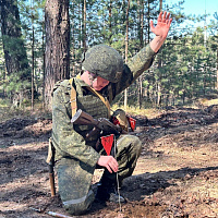 Занятие с курсантами военно-технического факультета в БНТУ