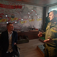 Алексей Талай побывал в «артиллерийской столице»