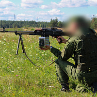 Занятия по огневой подготовке с военнослужащими 11 омбр