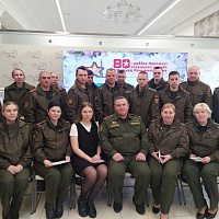 Сбор со специалистами фельдъегерско-почтовой связи Вооружённых Сил