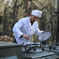 В 61 иаб проходят учебные сборы приписного состава отдельного батальона материального обеспечения