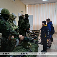 В гостях у связистов — кадеты и школьники