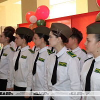 Торжественное открытие военно-патриотического класса в средней школе №2 города Столбцы