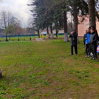Школьники в гостях у армейских кинологов