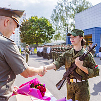 Курсанты военного факультета в БГАА приняли Военную присягу