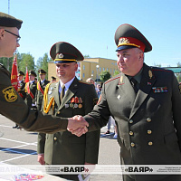 Принятие Военной присяги новым пополнением в Жодино