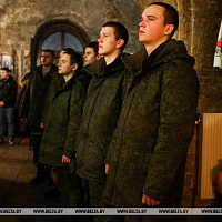 Брестские десантники приняли участие в рождественском богослужении 