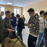 Встреча на военном факультете