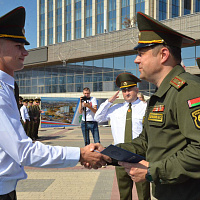 Выпуск офицеров военно-транспортного факультета в БелГУТ