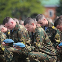 В Брестской крепости чествовали военнослужащих, увольняемых в запас
