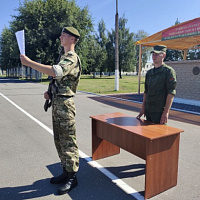 Курсанты военно-транспортного факультета в БелГУТ готовятся к принятию Военной присяги