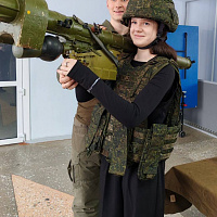 Военнослужащие 465-й ракетной бригады провели «Урок мужества»