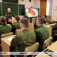 Генерал-майор Игорь Можиловский посетил военно-технический факультет в БНТУ