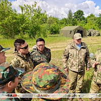 Под Витебском проходит испытание на право ношения нагрудного знака «Доблесть и мастерство»