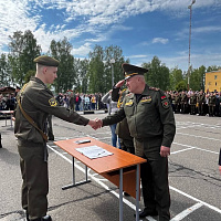 Церемония принятия Военной присяги в Жодино