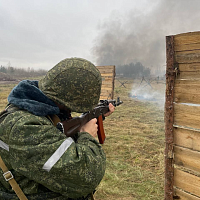 Новобранцы 59 шпс отработали учебные задачи на тактическом поле