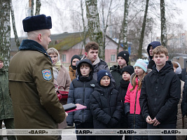  В Мачулищах прошла военно-патриотическая акция «Готовы Родине служить!»