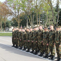 Чествовали военнослужащих, увольняемых в запас