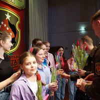 В 5-й отдельной бригаде специального назначения прошли торжественные мероприятия, посвященные Дню женщин